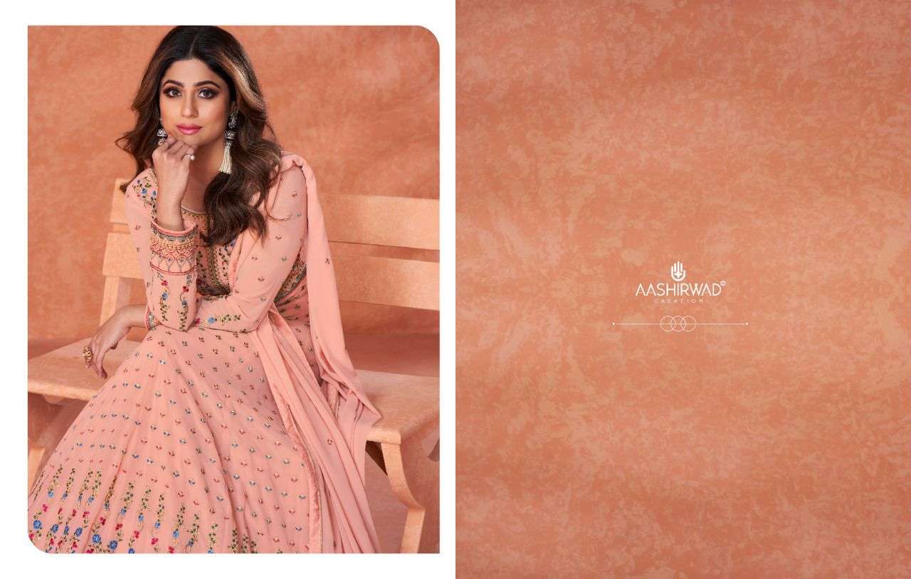 AASHIRWAD CREATION KHAAS SILK Gown Kurti Wholesale catalog