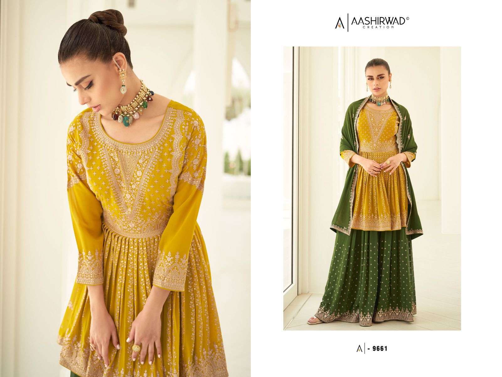 AASHIRWAD CREATION SOMYA  Salwar Kameez Wholesale catalog