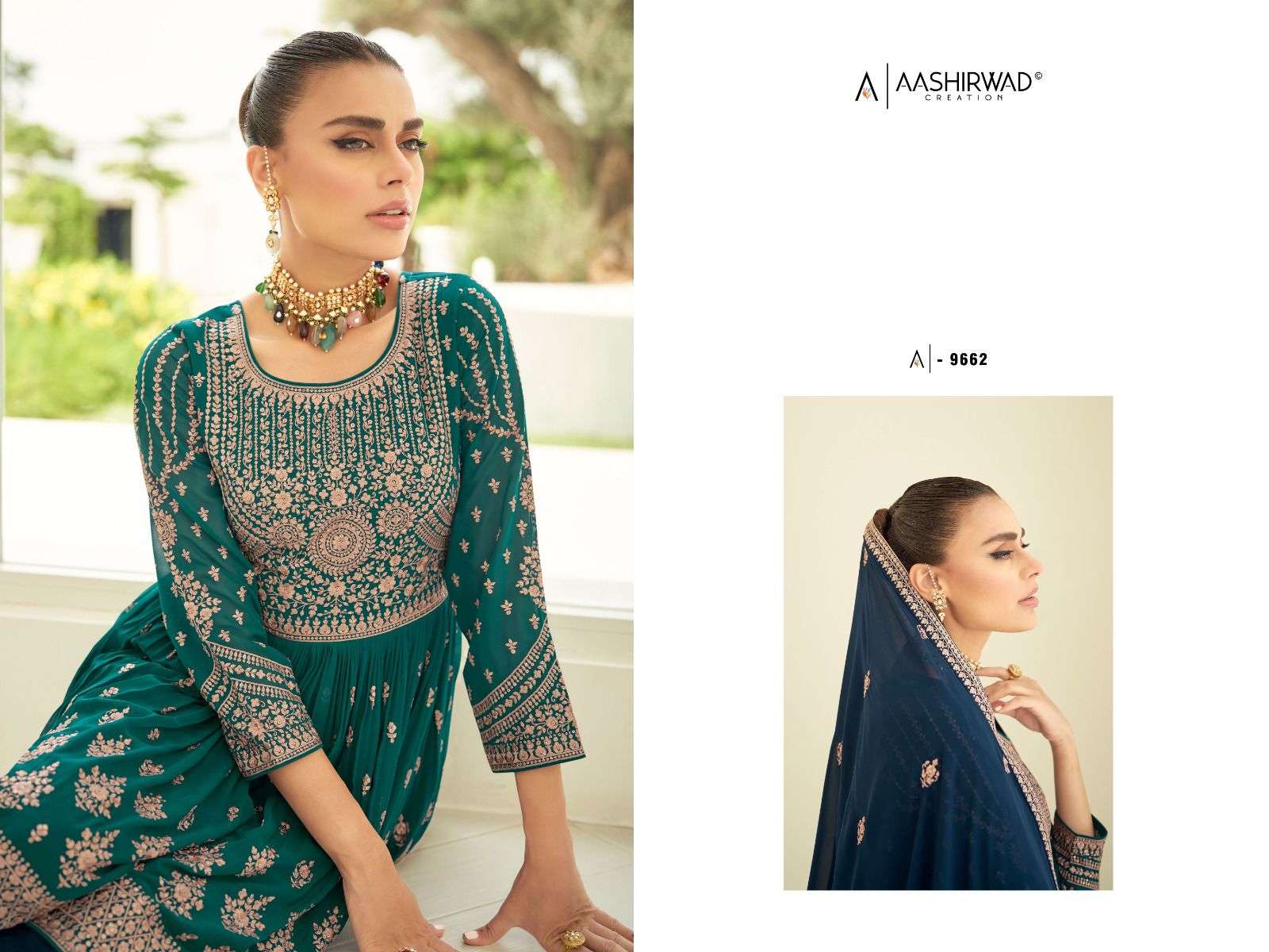 AASHIRWAD CREATION SOMYA  Salwar Kameez Wholesale catalog