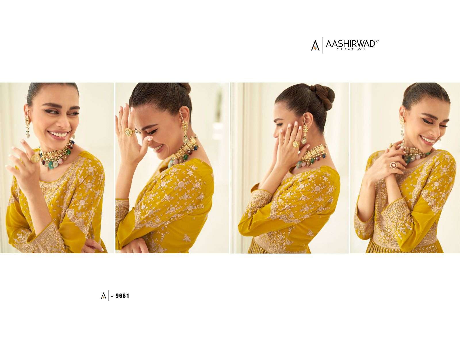 AASHIRWAD CREATION SOMYA  Salwar Kameez Wholesale catalog