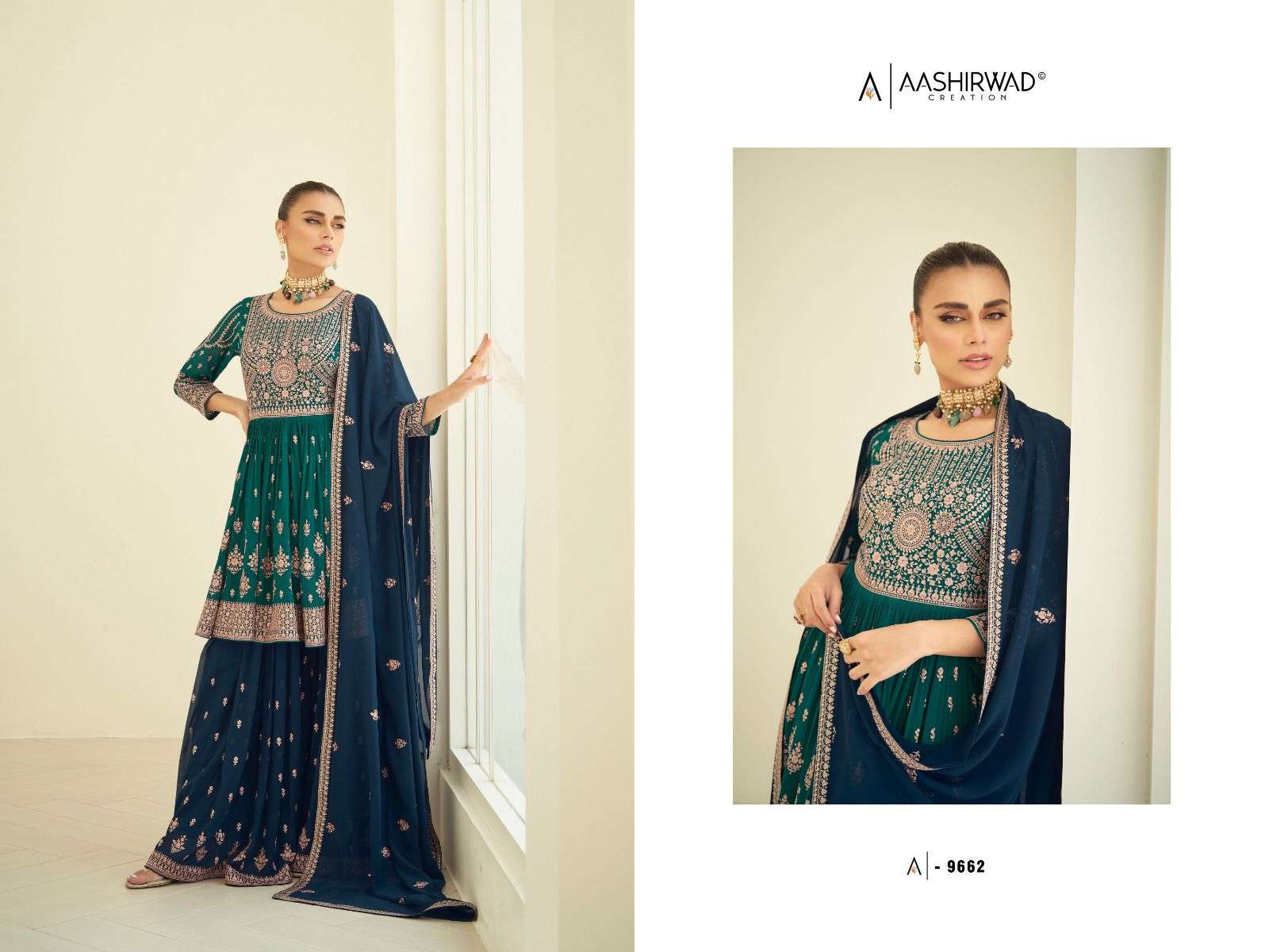 AASHIRWAD CREATION SOMYA  Salwar Kameez Wholesale catalog