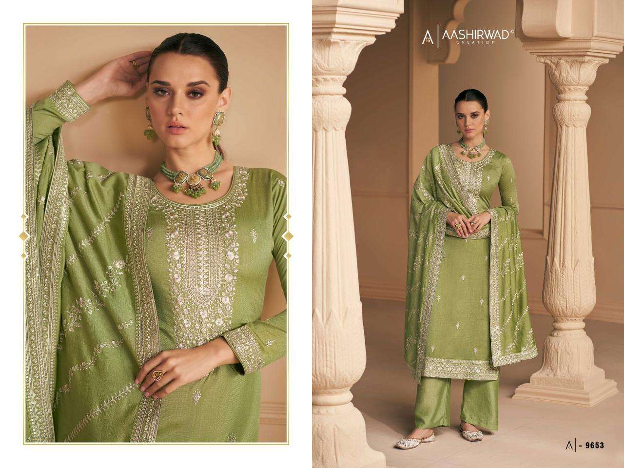 AASHIRWAD  FALAK Salwar Kameez Wholesale catalog