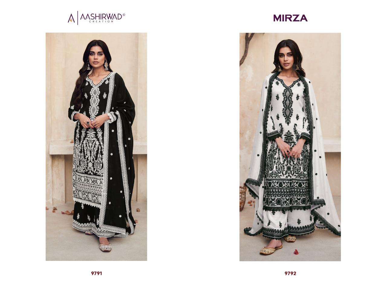 AASHIRWAD MIRZA Salwar Kameez Wholesale catalog
