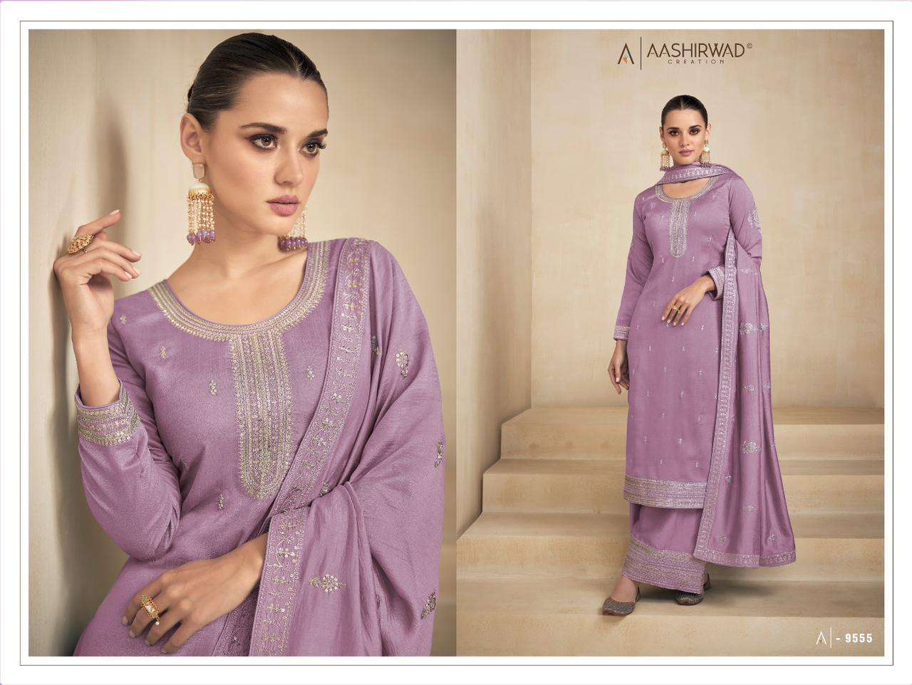 AASHIRWAD NEEDLE Salwar Kameez Wholesale catalog