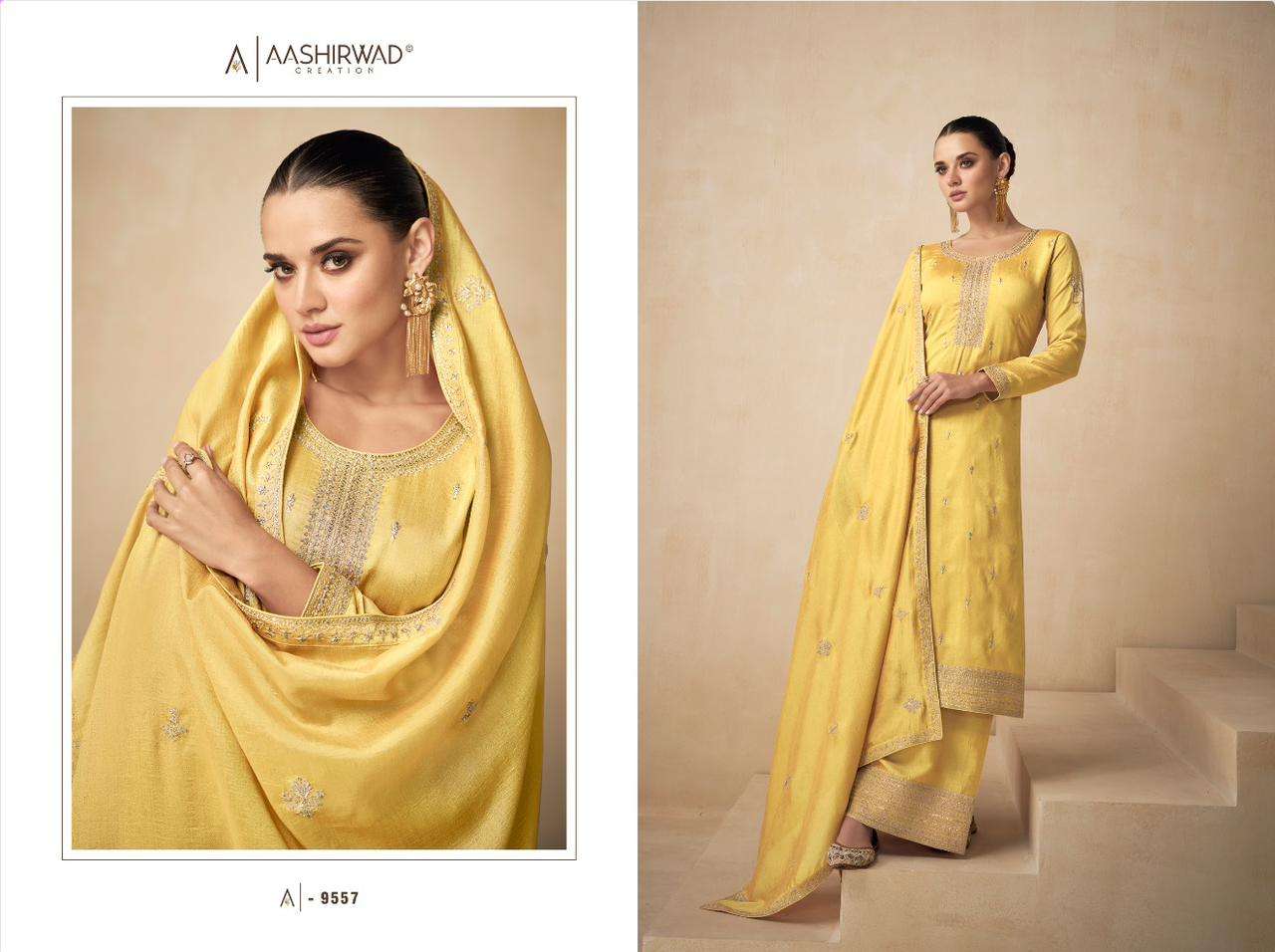 AASHIRWAD NEEDLE Salwar Kameez Wholesale catalog