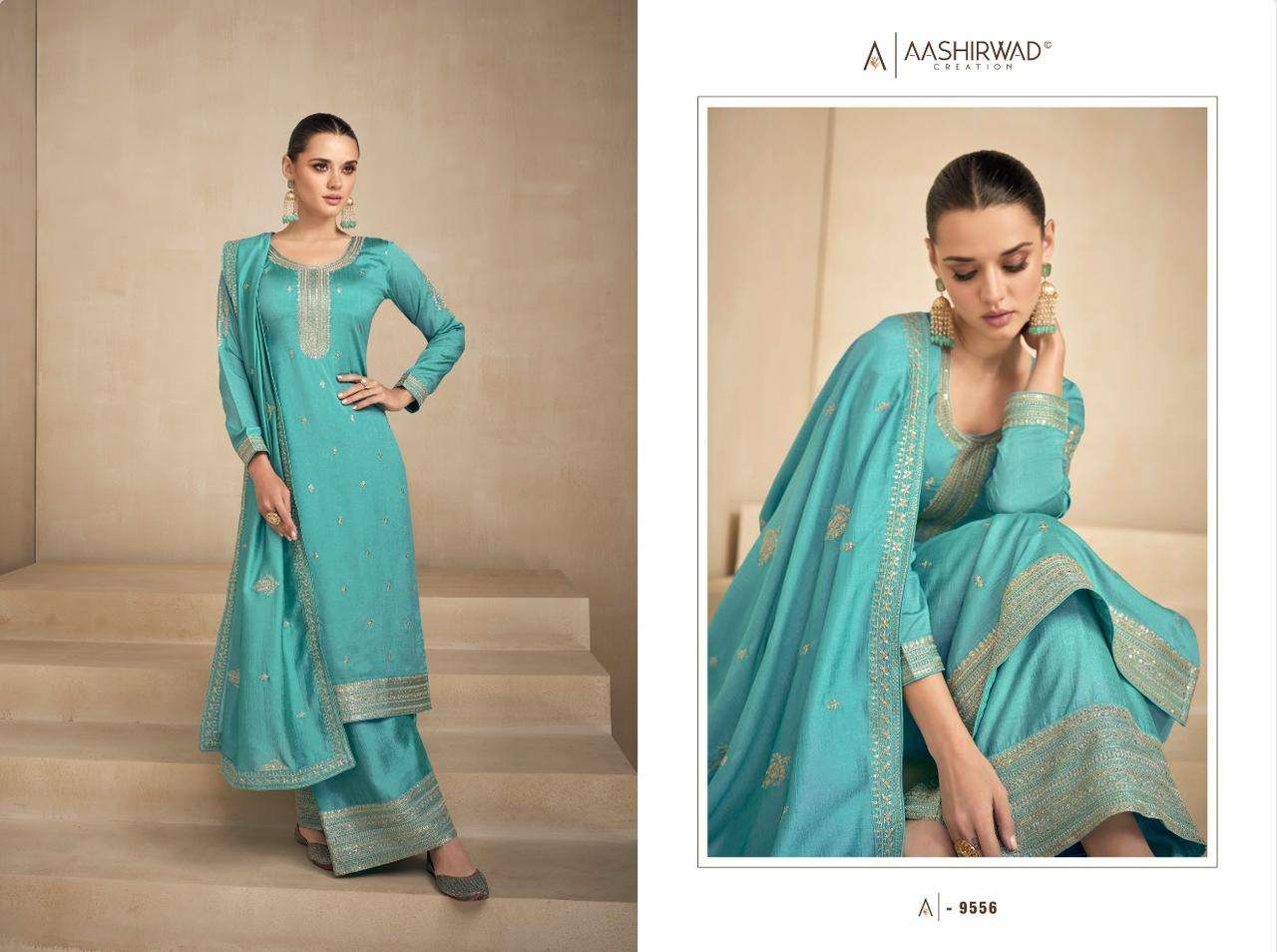 AASHIRWAD NEEDLE Salwar Kameez Wholesale catalog