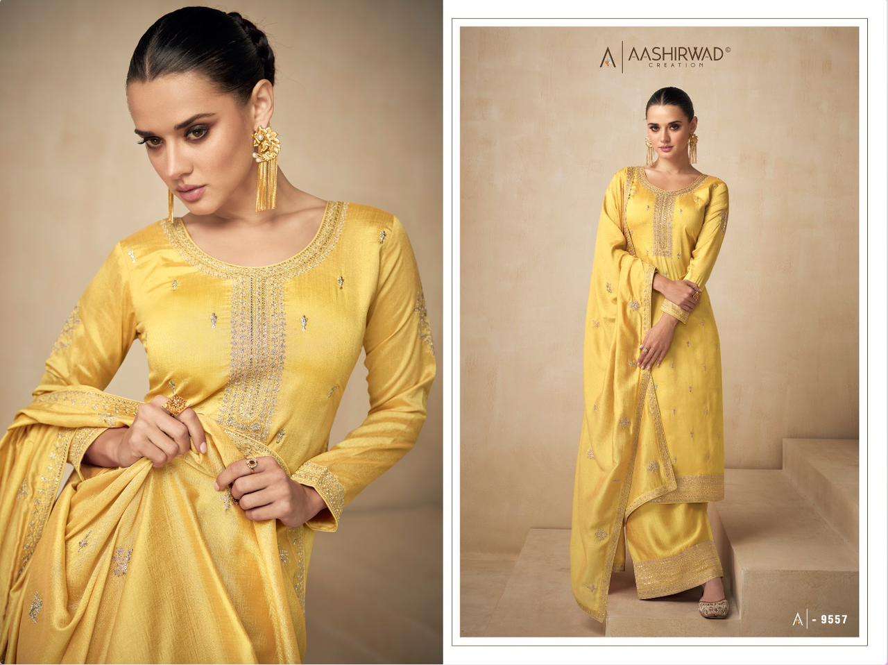 AASHIRWAD NEEDLE Salwar Kameez Wholesale catalog
