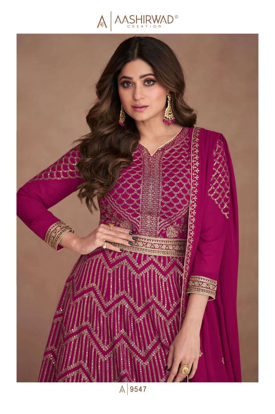 AASHIRWAD SAJNI  Salwar Kameez Wholesale catalog