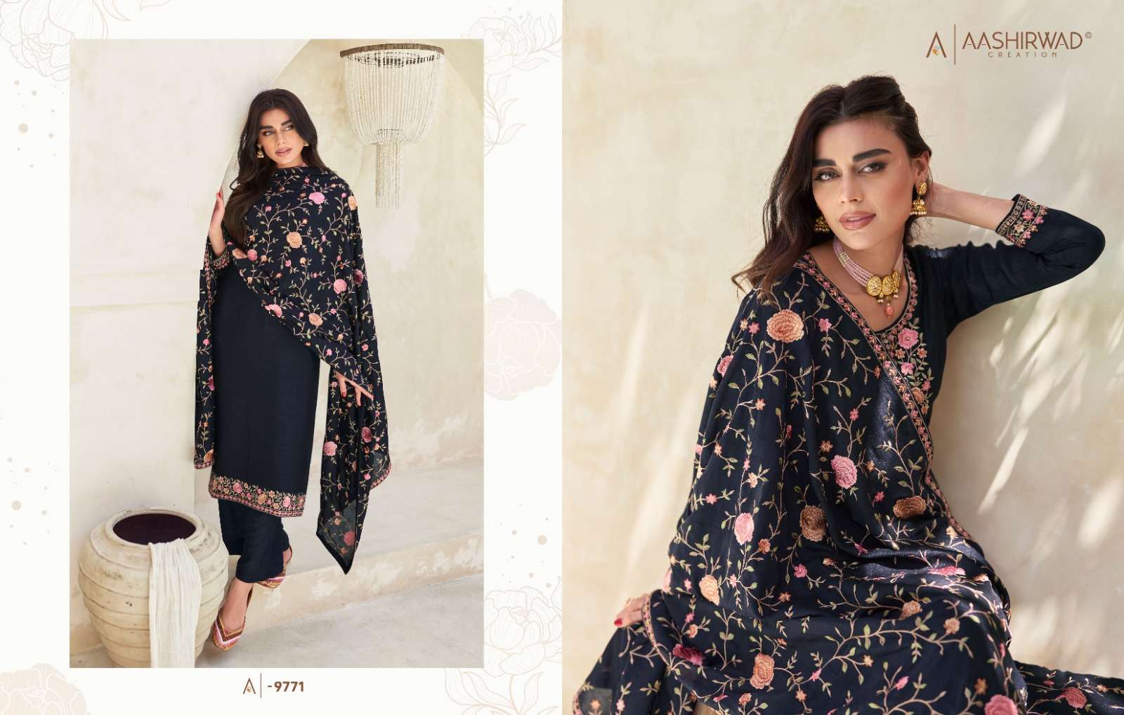 AASHIRWAD VERONA Salwar Kameez Wholesale catalog