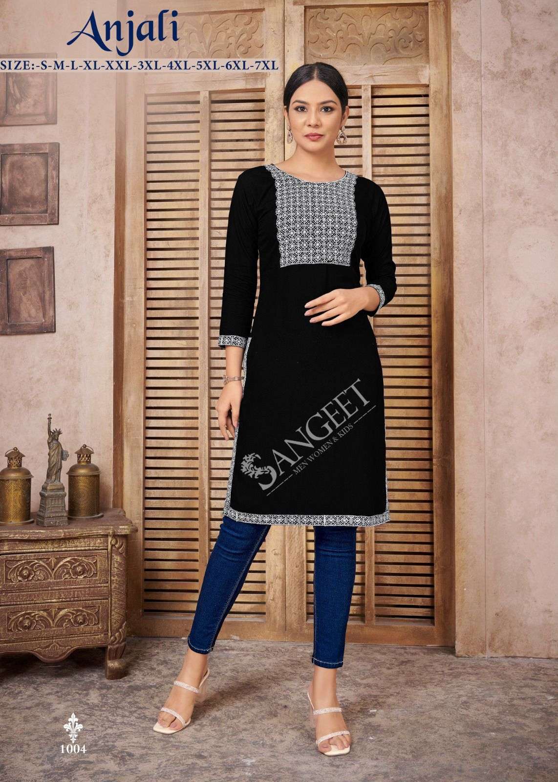 ANJALI RAYON Kurti Wholesale catalog