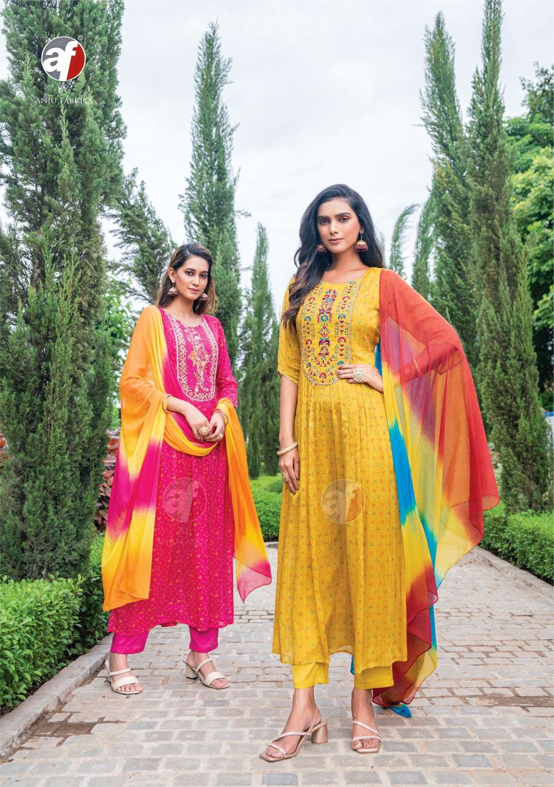 Anju Bandhan vol-3 Kurti Pant with Dupatta Wholesale catalog