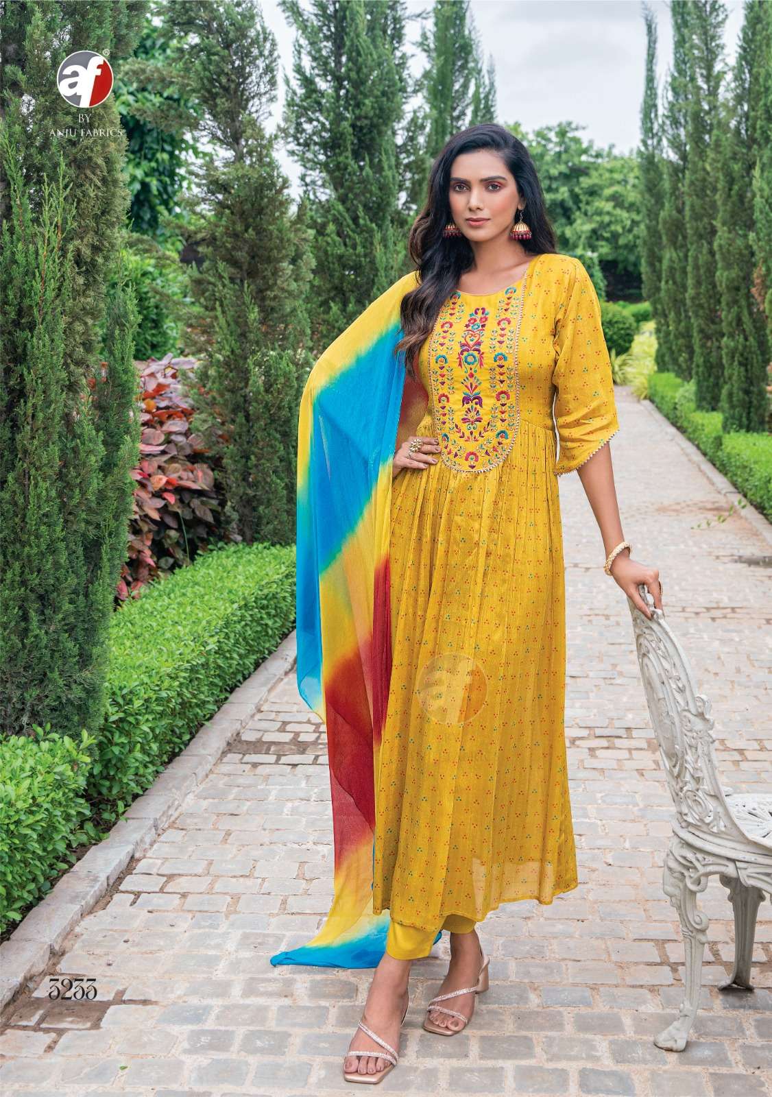 Anju Bandhan vol-3 Kurti Pant with Dupatta Wholesale catalog