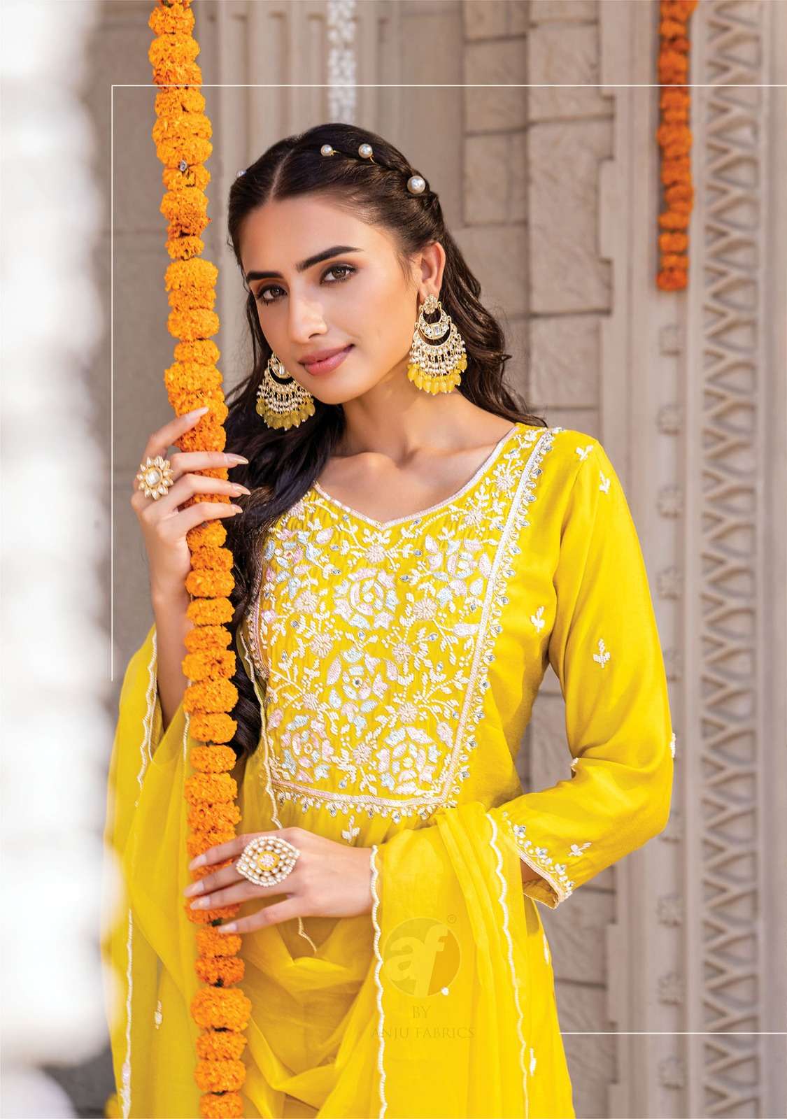 Anju Mayra vol-3 Kurti Pant with Dupatta Wholesale catalog