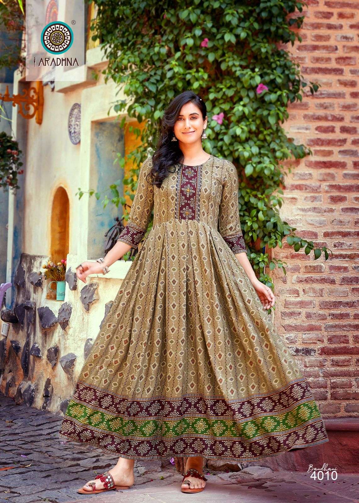 ARADHNA BANDHANI VOL 4 Kurti Wholesale catalog
