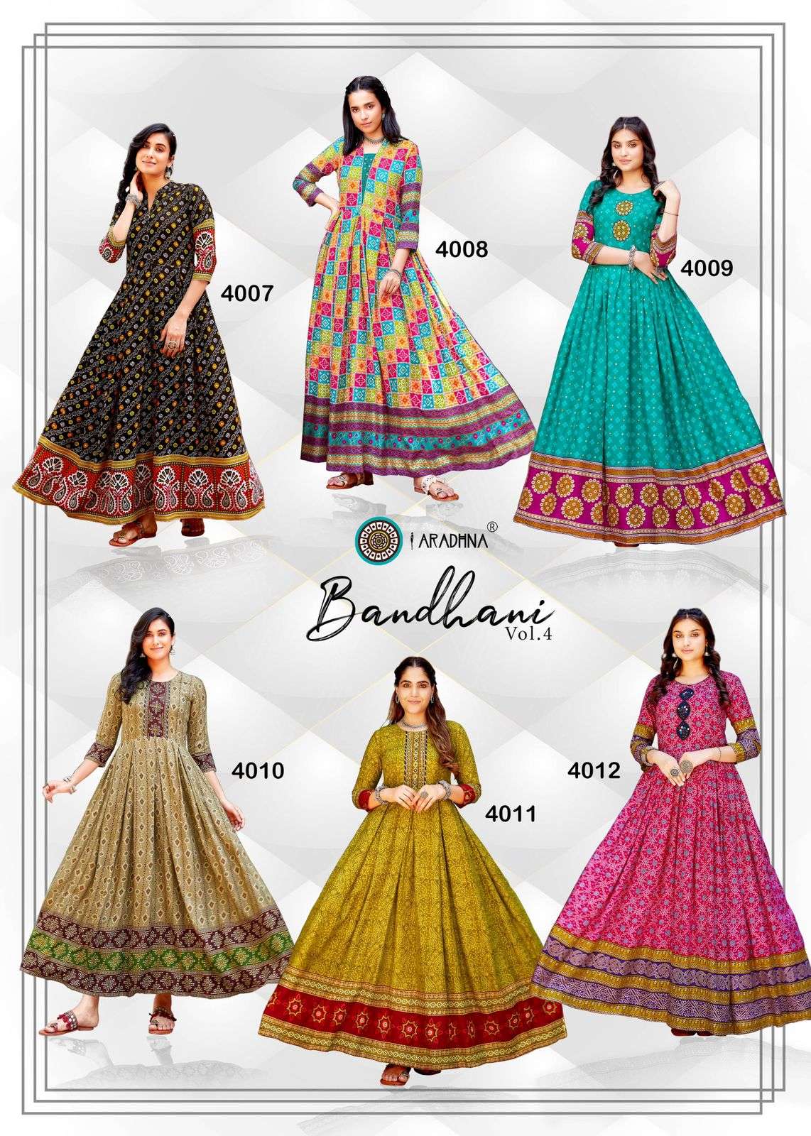 ARADHNA BANDHANI VOL 4 Kurti Wholesale catalog