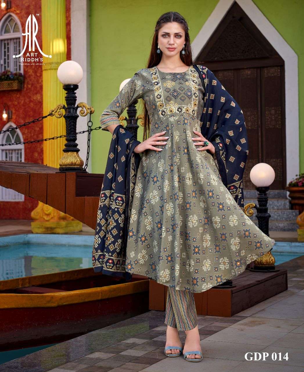 Artriddh vol-1 modal chanderi Kurti Wholesale catalog