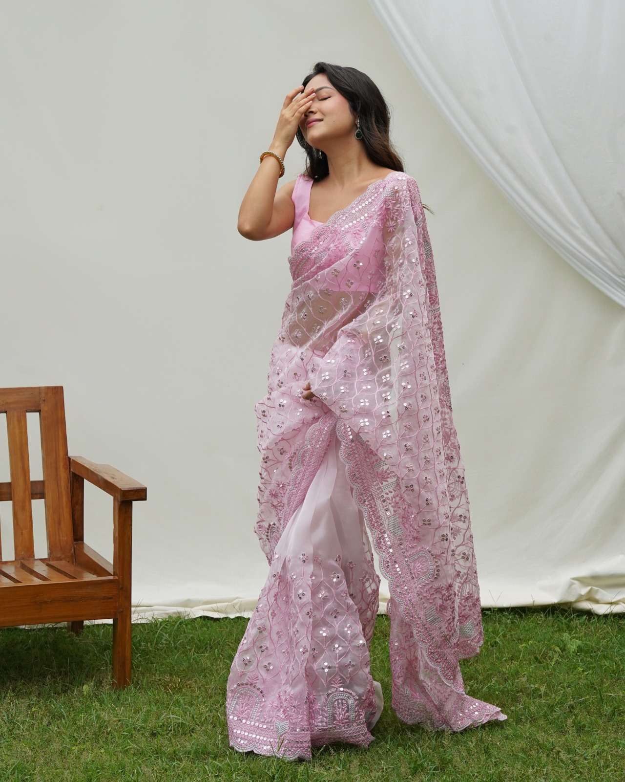 Ayra 1 Fancy Designer Organza Saree Wholesale catalog