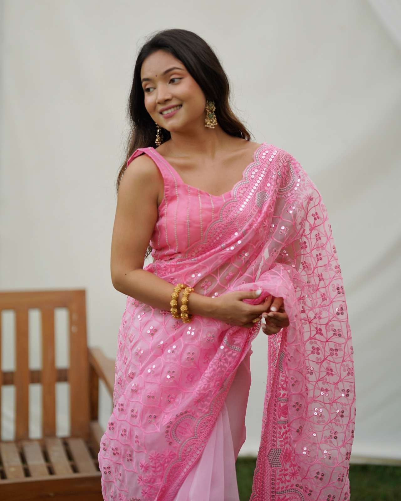 Ayra 1 Fancy Designer Organza Saree Wholesale catalog