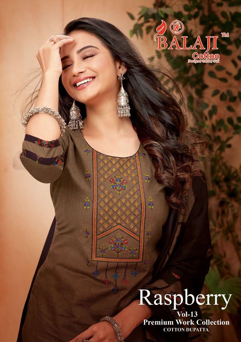 Balaji Raspberry Vol-13 – Dress Material - Wholesale Catalog
