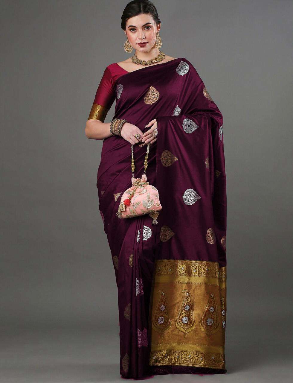 Banarasi 30144 Soft Silk Jacquard Saree Collection Wholesale catalog