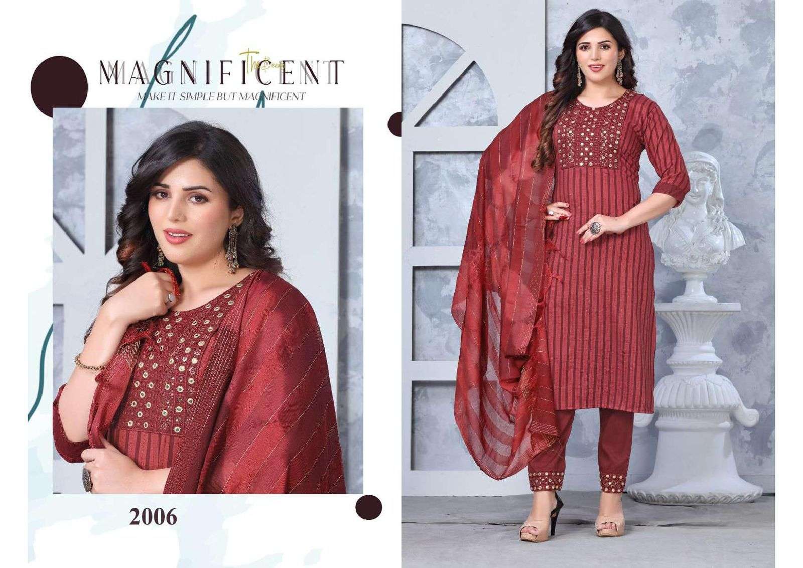 BEAUTY QUEEN AFSA Fancy Fabric With Embroidery Work Kurti Wholesale catalog
