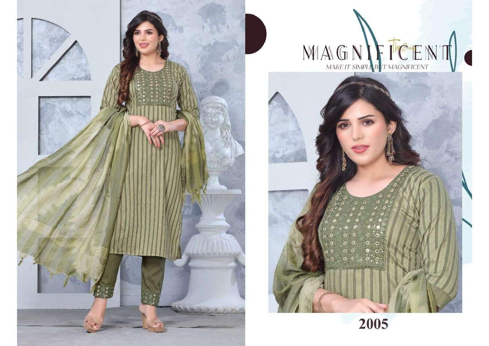 BEAUTY QUEEN AFSA Fancy Fabric With Embroidery Work Kurti Wholesale catalog