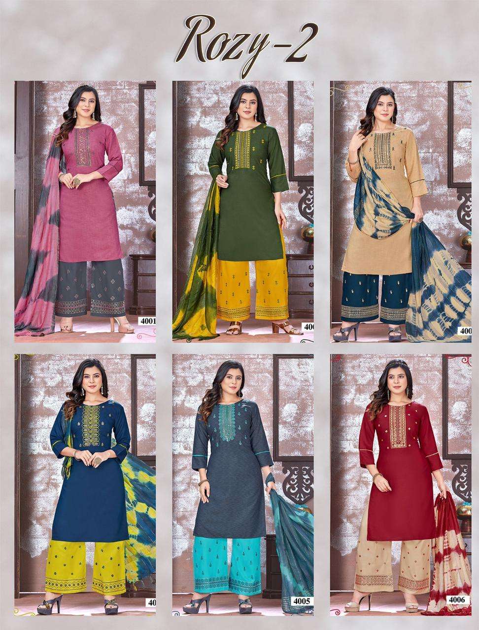 BEAUTY QUEEN ROZY-2  Rayon Kurti Wholesale catalog