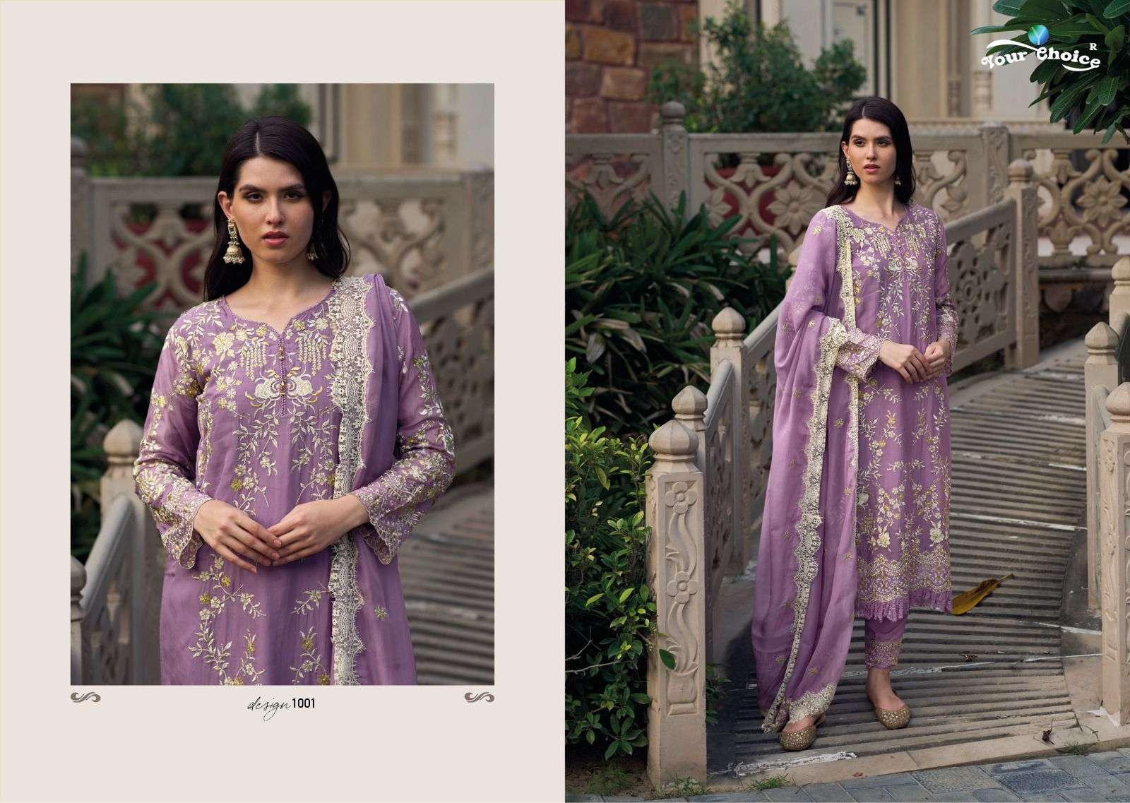 Benz Soft orgenja  Pakistani Suits Wholesale catalog