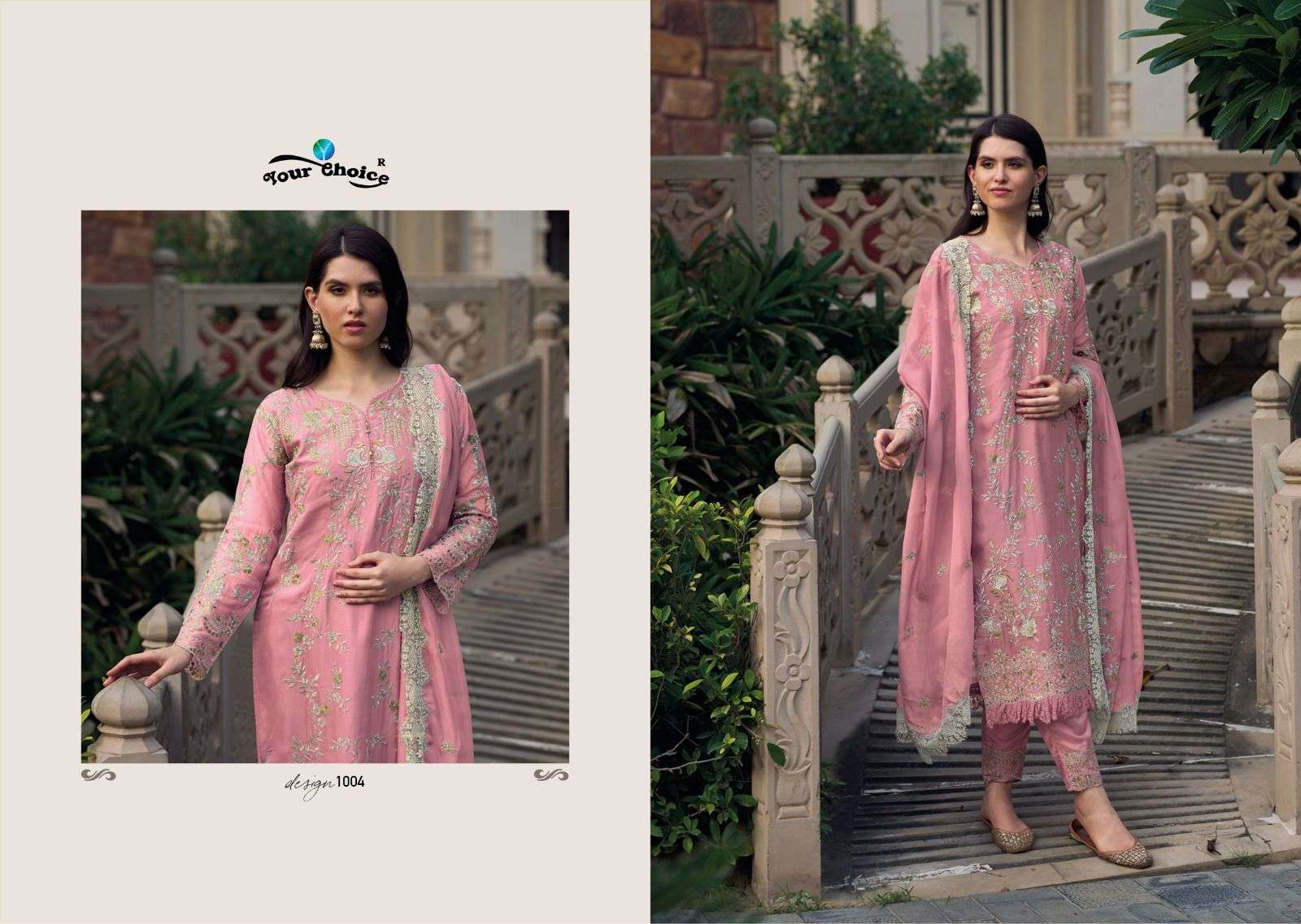 Benz Soft orgenja  Pakistani Suits Wholesale catalog