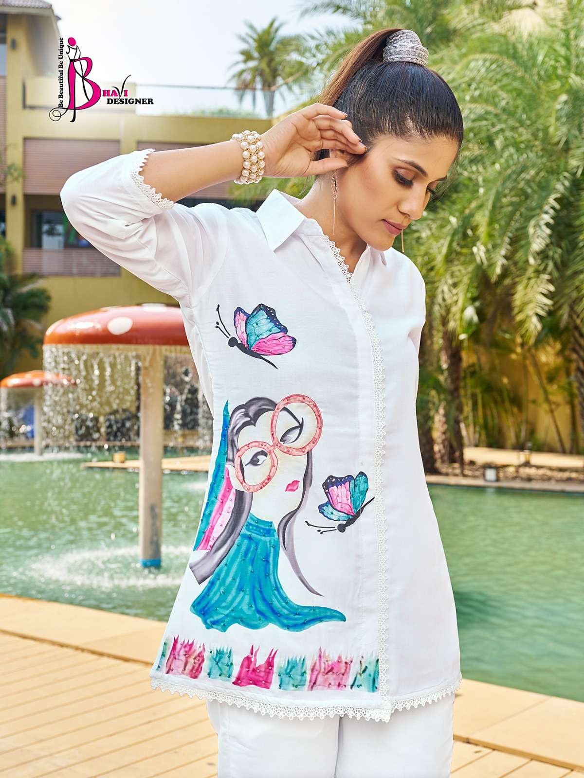 BHAVI DESIGNER Miss World Kurti Wholesale catalog