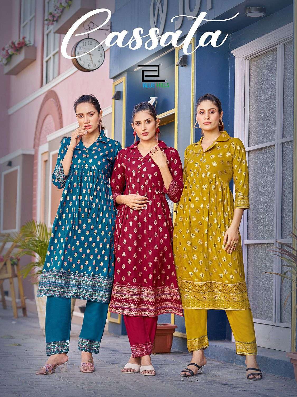 BLUE HILLS  Cassata ALIA Cut  Kurti Wholesale catalog