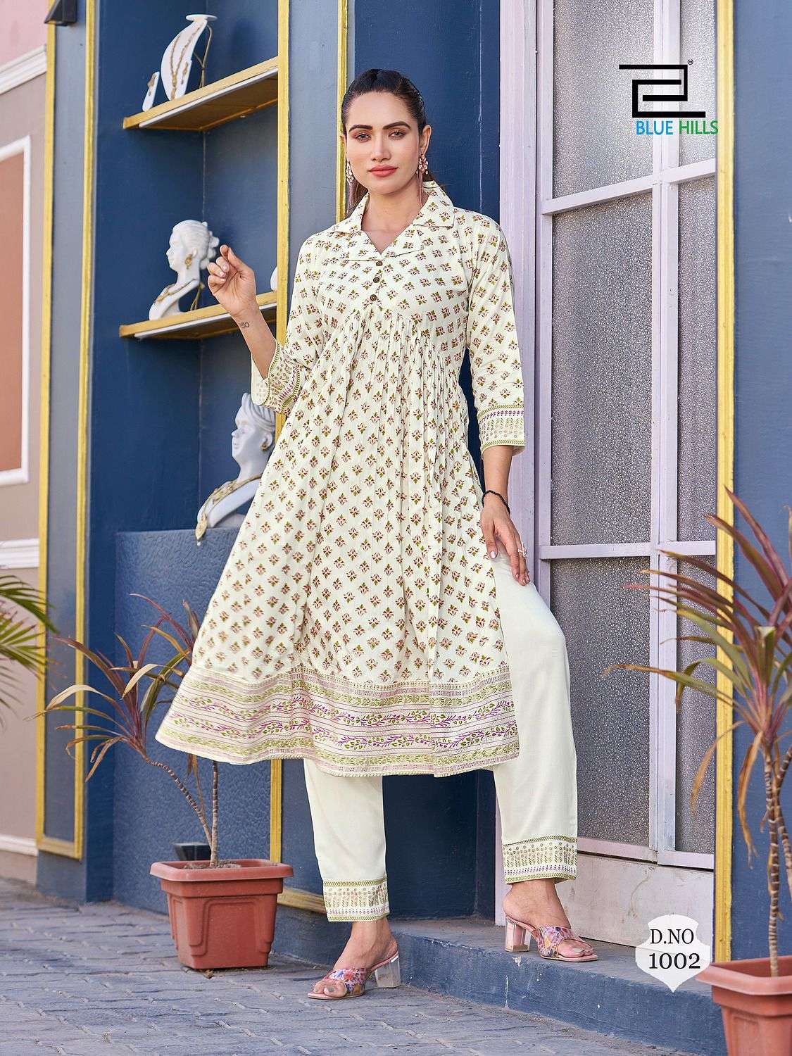 BLUE HILLS  Cassata ALIA Cut  Kurti Wholesale catalog