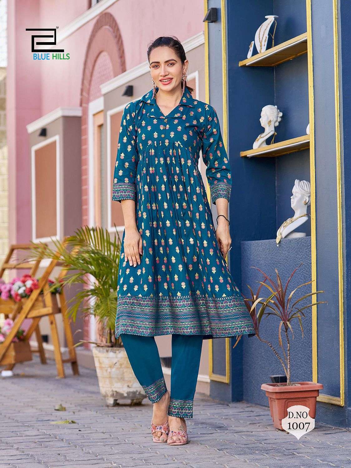 BLUE HILLS  Cassata ALIA Cut  Kurti Wholesale catalog