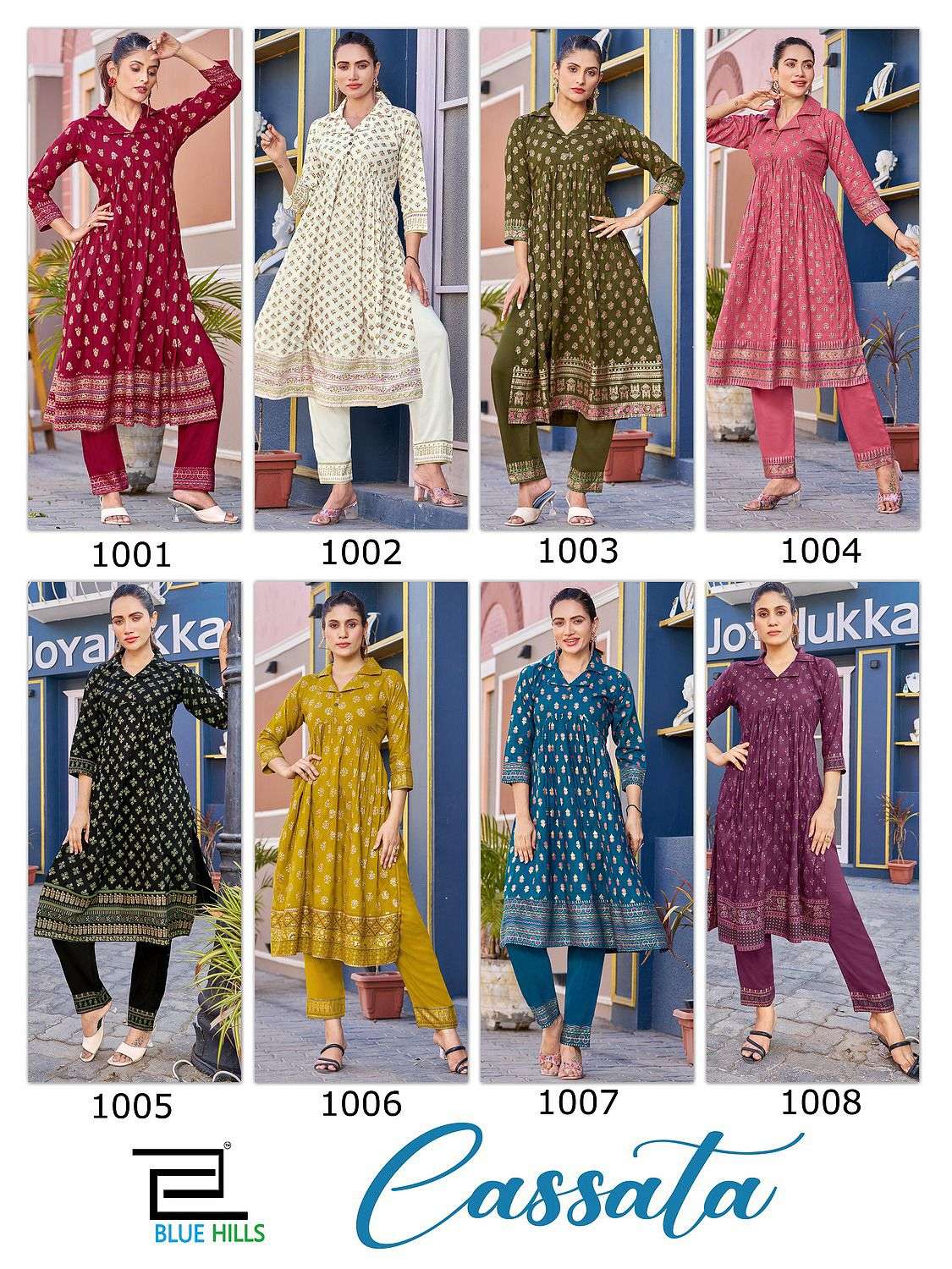 BLUE HILLS  Cassata ALIA Cut  Kurti Wholesale catalog