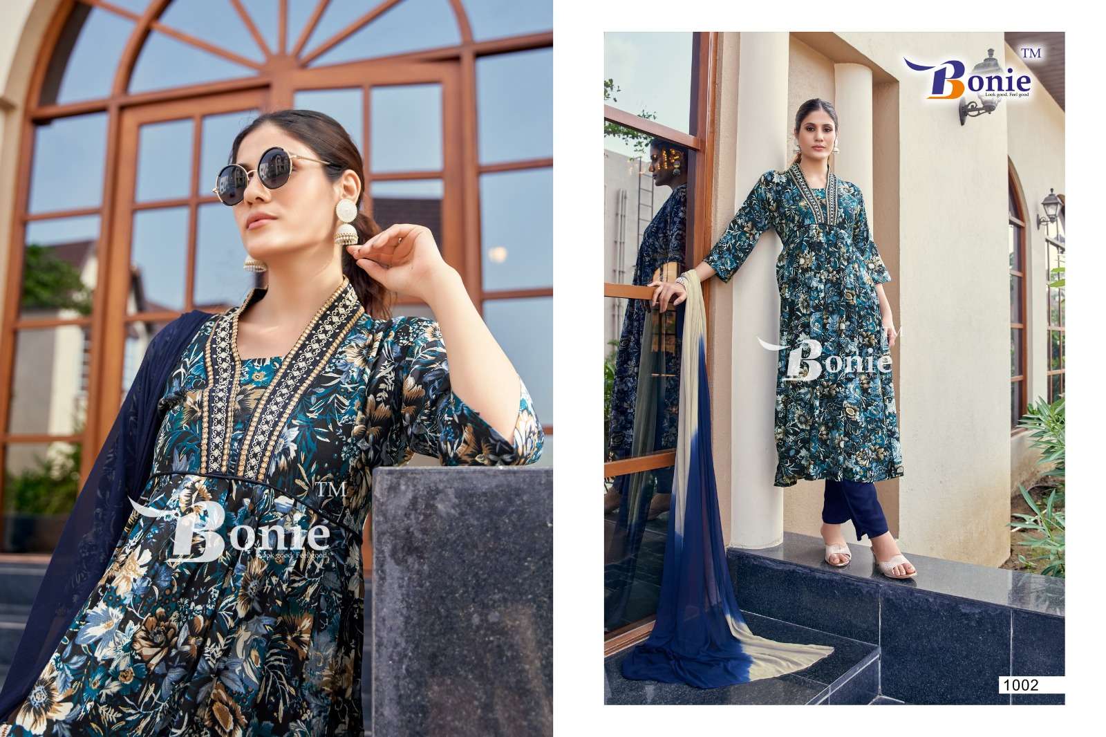 BONIE CHERRY KURTI PANT DUPATTA Wholesale catalog