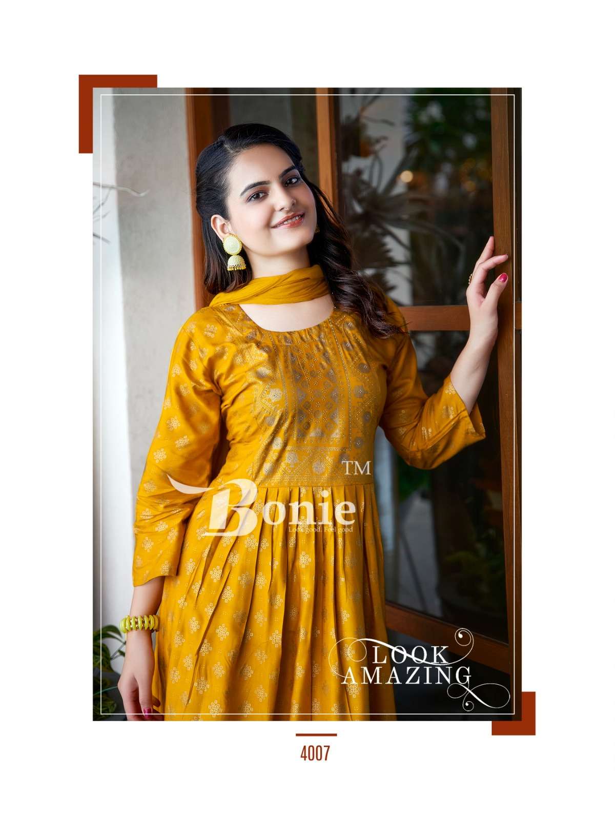 BONIE VASUDHA 4 Kurti Wholesale catalog