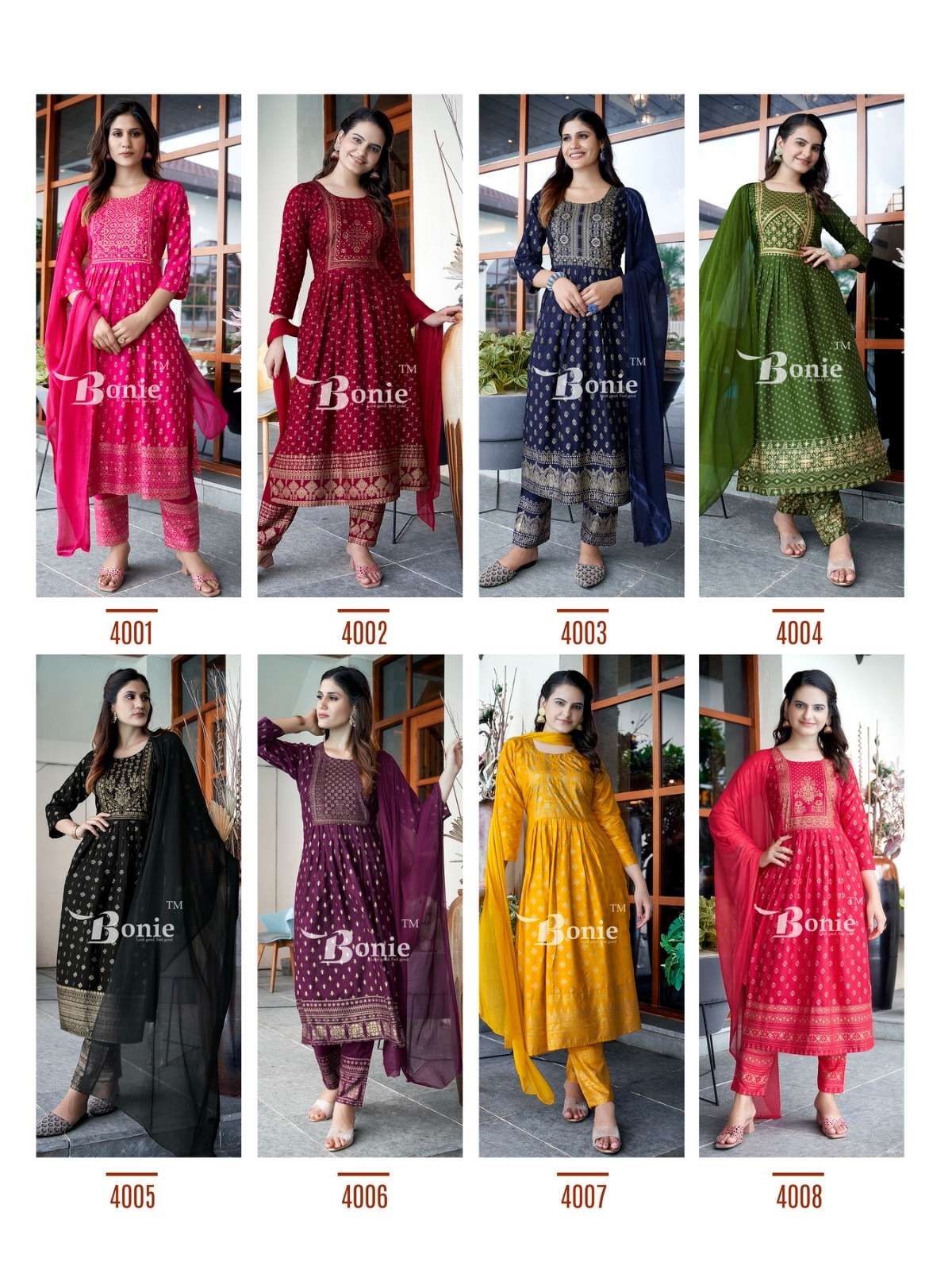 BONIE VASUDHA 4 Kurti Wholesale catalog