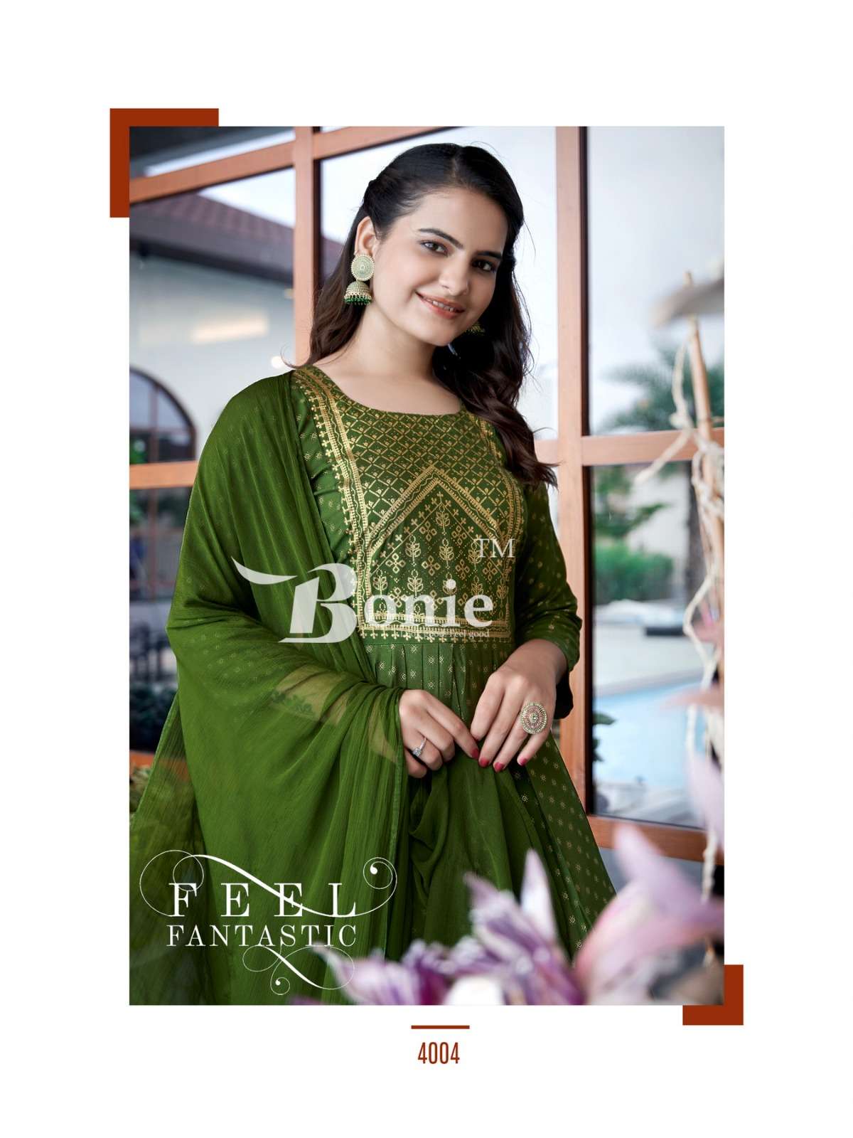 BONIE VASUDHA 4 Kurti Wholesale catalog