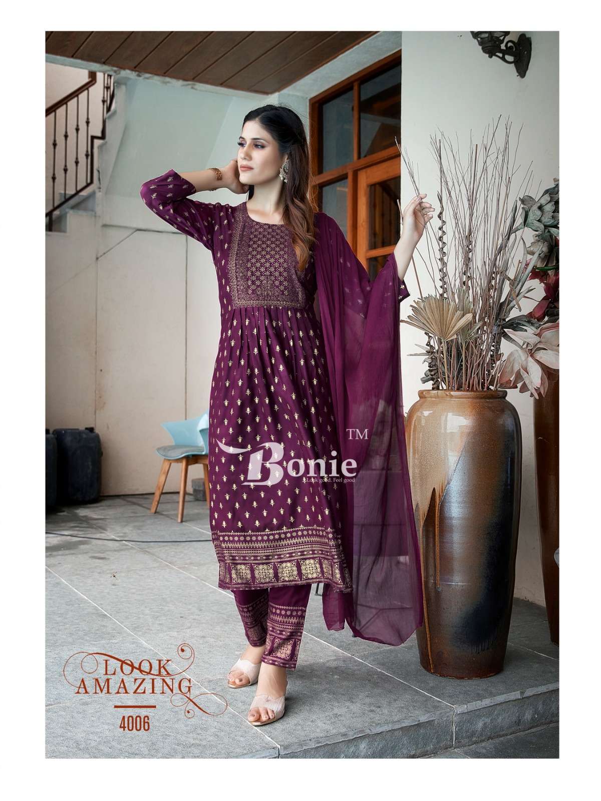 BONIE VASUDHA 4 Kurti Wholesale catalog