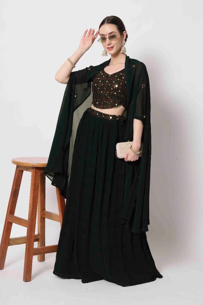Bridal Thread 7072 Embroidered Lehenga Choli Wholesale catalog