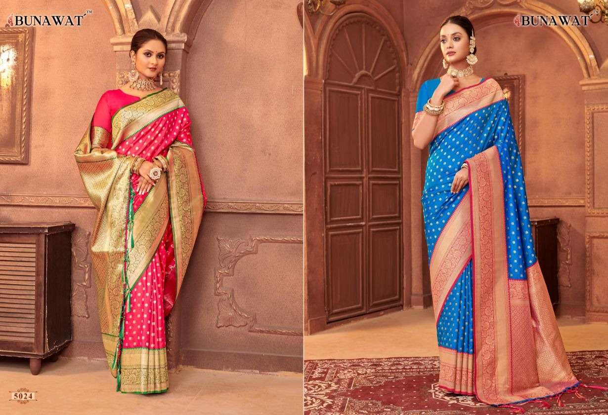 BUNAWAT ASOPALAV Banarasi Silk Saree Wholesale catalog