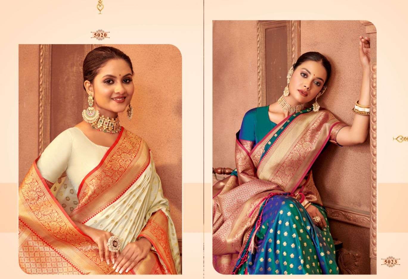BUNAWAT ASOPALAV Banarasi Silk Saree Wholesale catalog