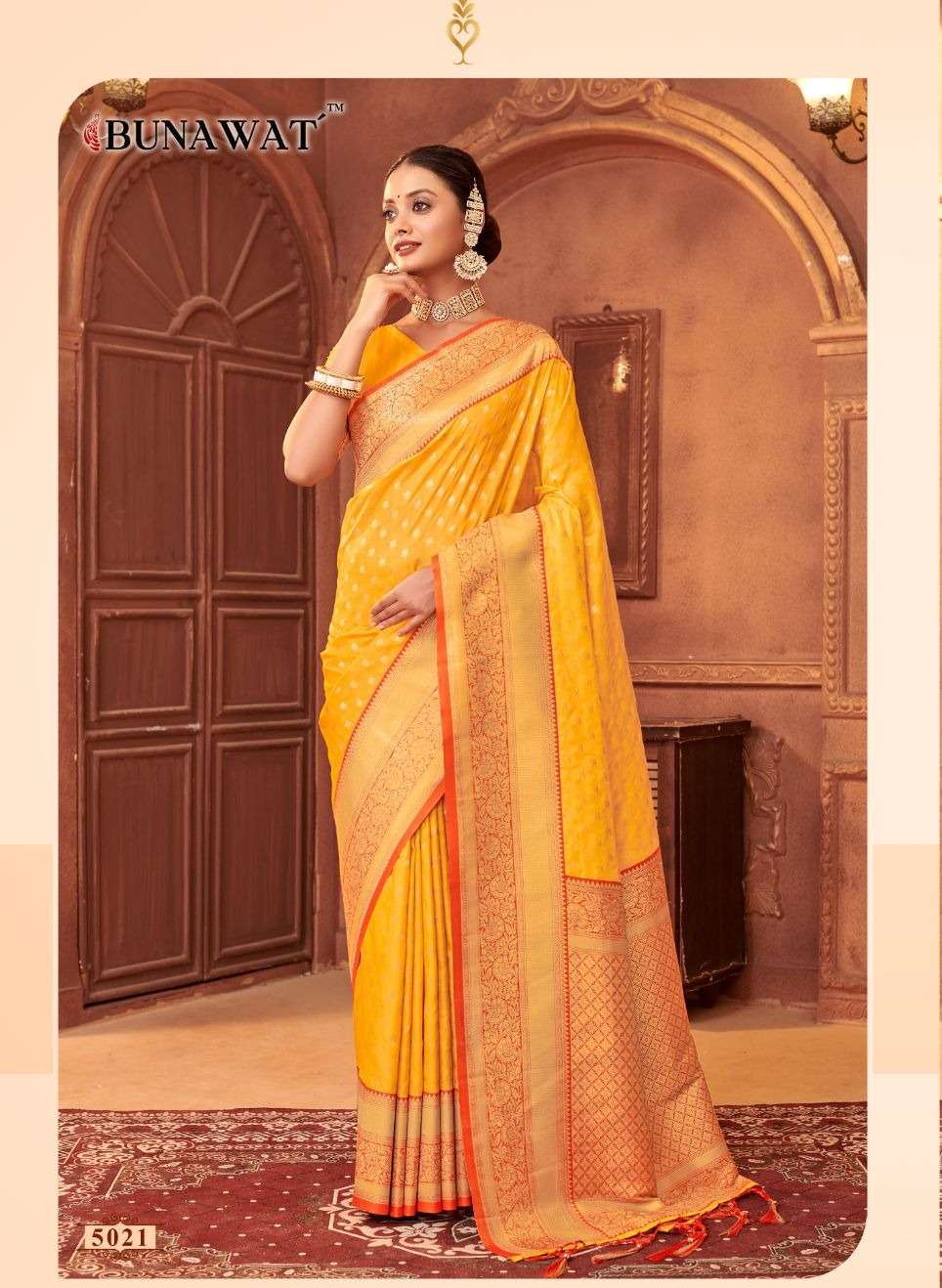 BUNAWAT ASOPALAV Banarasi Silk Saree Wholesale catalog