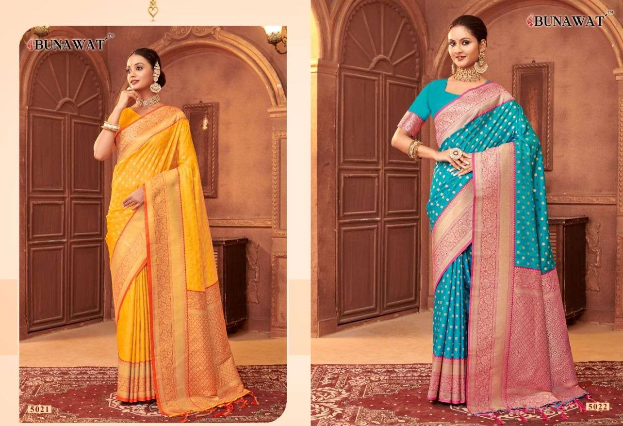 BUNAWAT ASOPALAV Banarasi Silk Saree Wholesale catalog