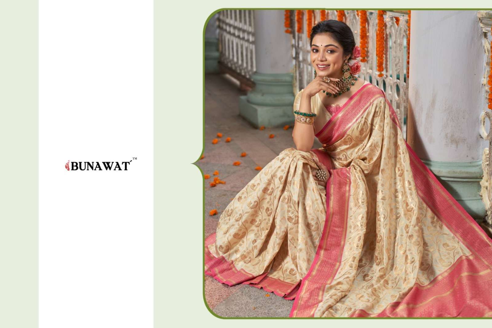 BUNAWAT MAN MOHINI Banarasi Silk Saree Wholesale catalog