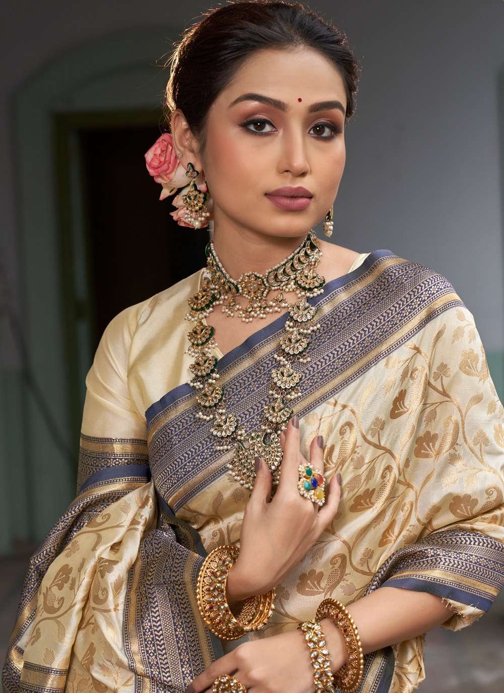 BUNAWAT MAN MOHINI Banarasi Silk Saree Wholesale catalog