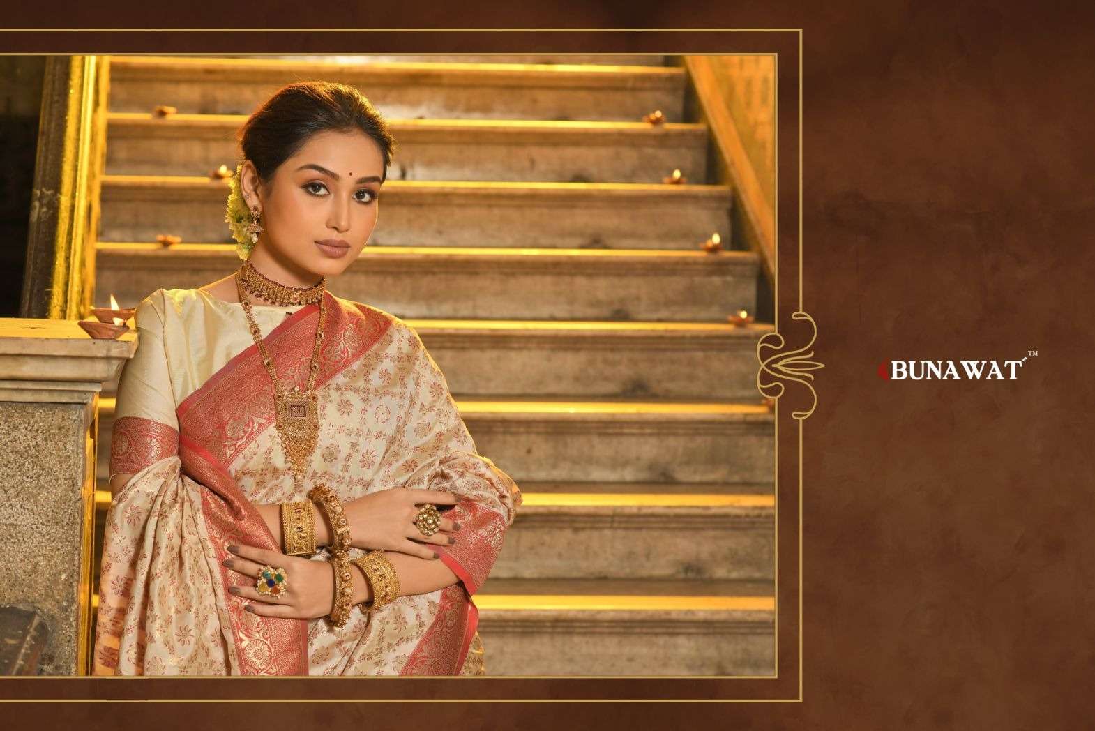 BUNAWAT MINAKARI SILK Banarasi Silk Saree Wholesale catalog