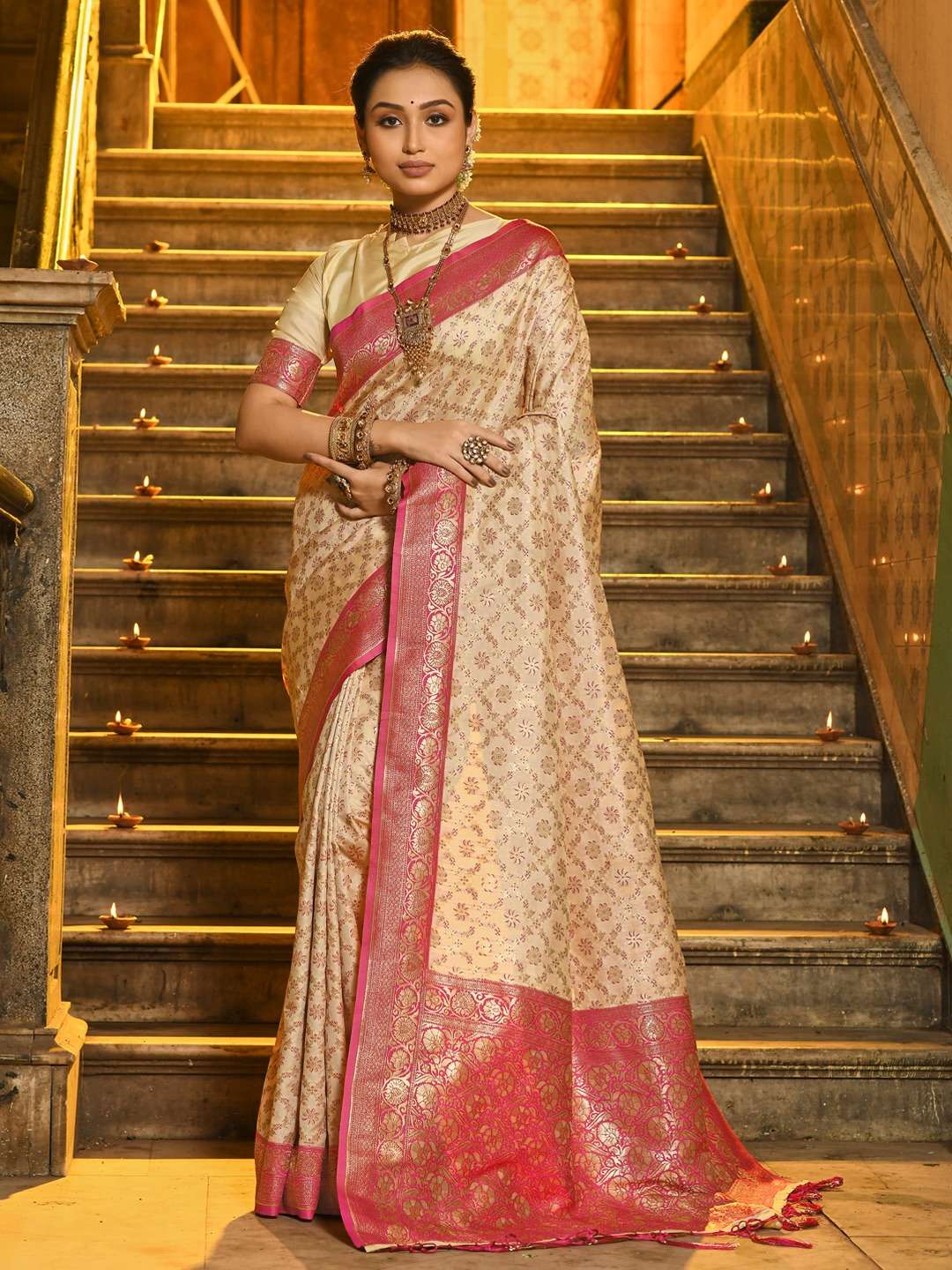 BUNAWAT MINAKARI SILK Banarasi Silk Saree Wholesale catalog