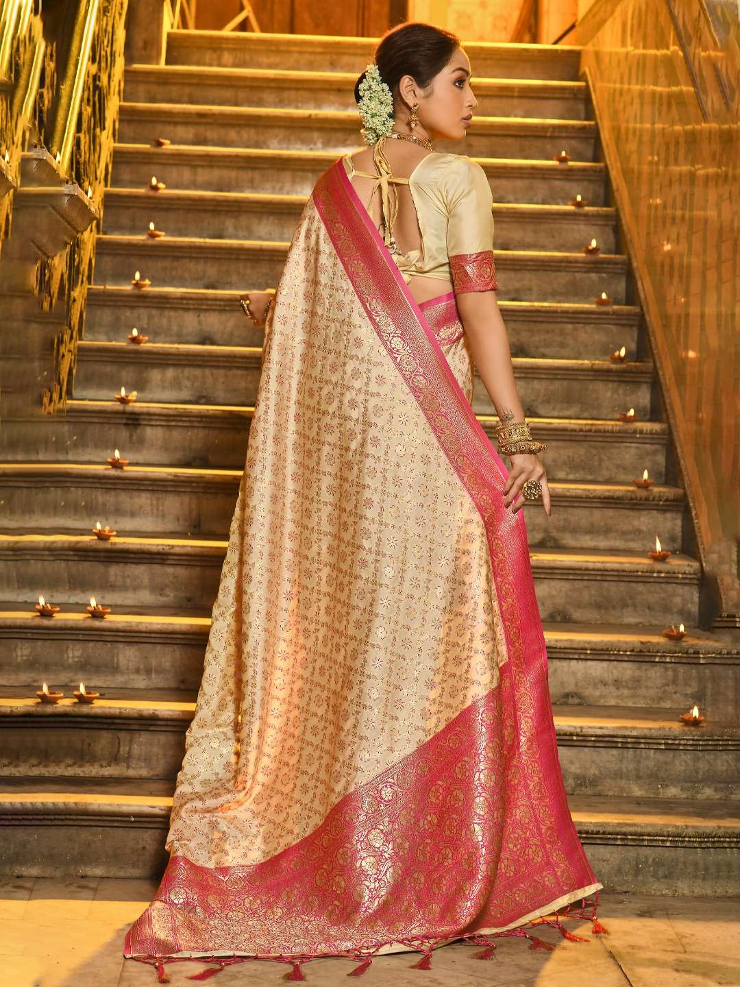 BUNAWAT MINAKARI SILK Banarasi Silk Saree Wholesale catalog