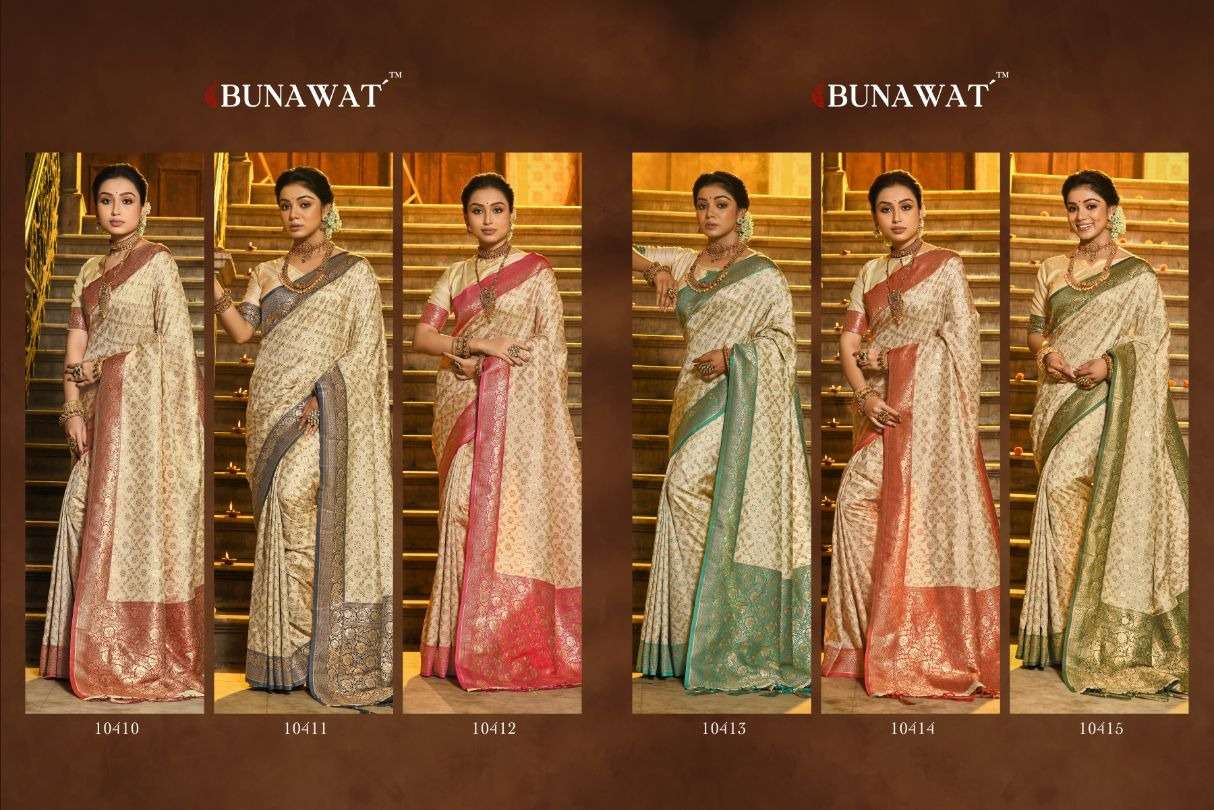 BUNAWAT MINAKARI SILK Banarasi Silk Saree Wholesale catalog